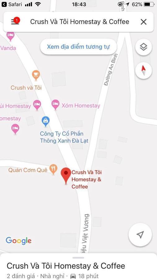 Crush Va Toi Apartment Da Lat Exterior photo